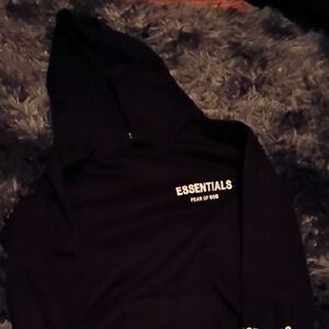 Essentials Black Hoodie